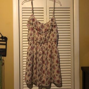 Floral short dress